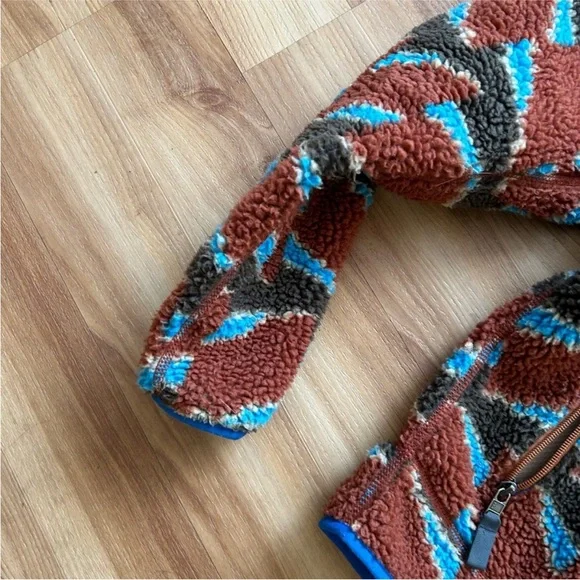 Patagonia Classic Retro-x Fleece Jacket In Take Root Burnished Red• size Small - Picture 7 of 10